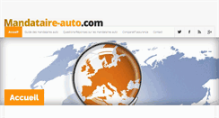 Desktop Screenshot of mandataire-auto.com